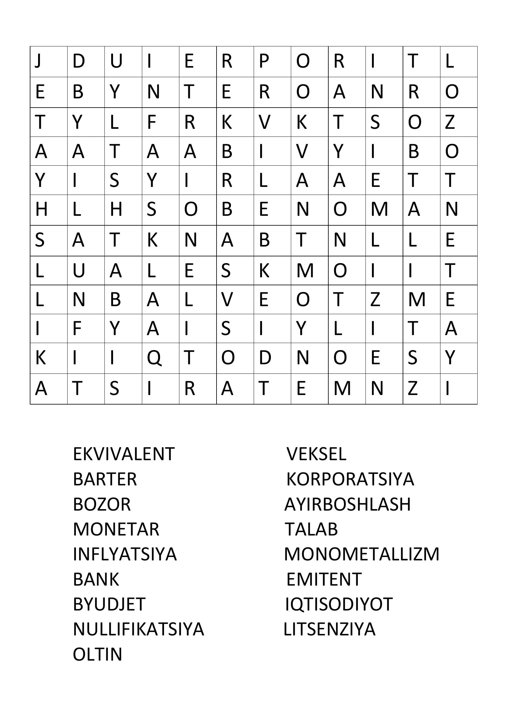 SKANWORD (Iqtisod)
