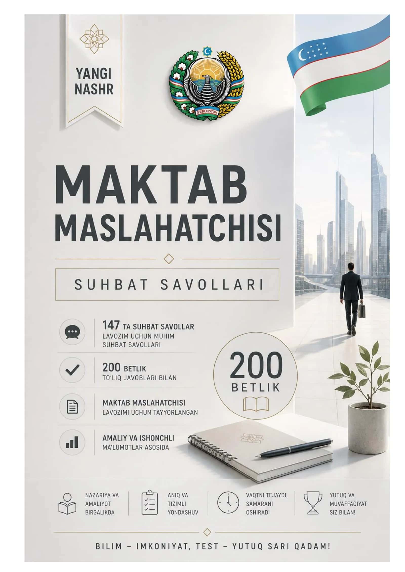 Maktab maslahatchisi 200 bet