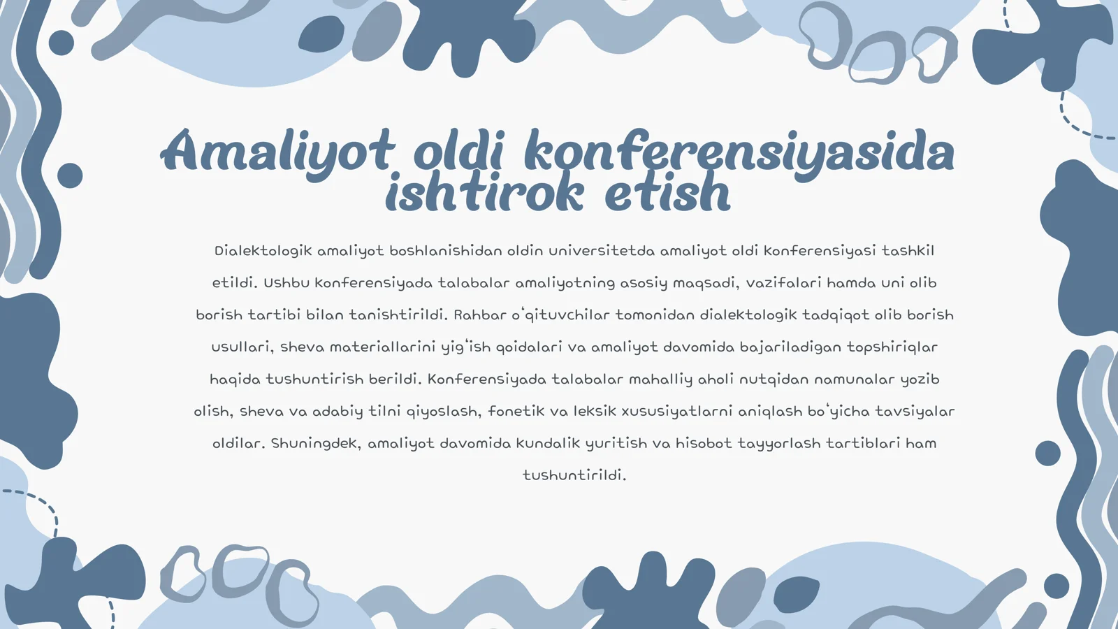 Dialektologik amaliyot