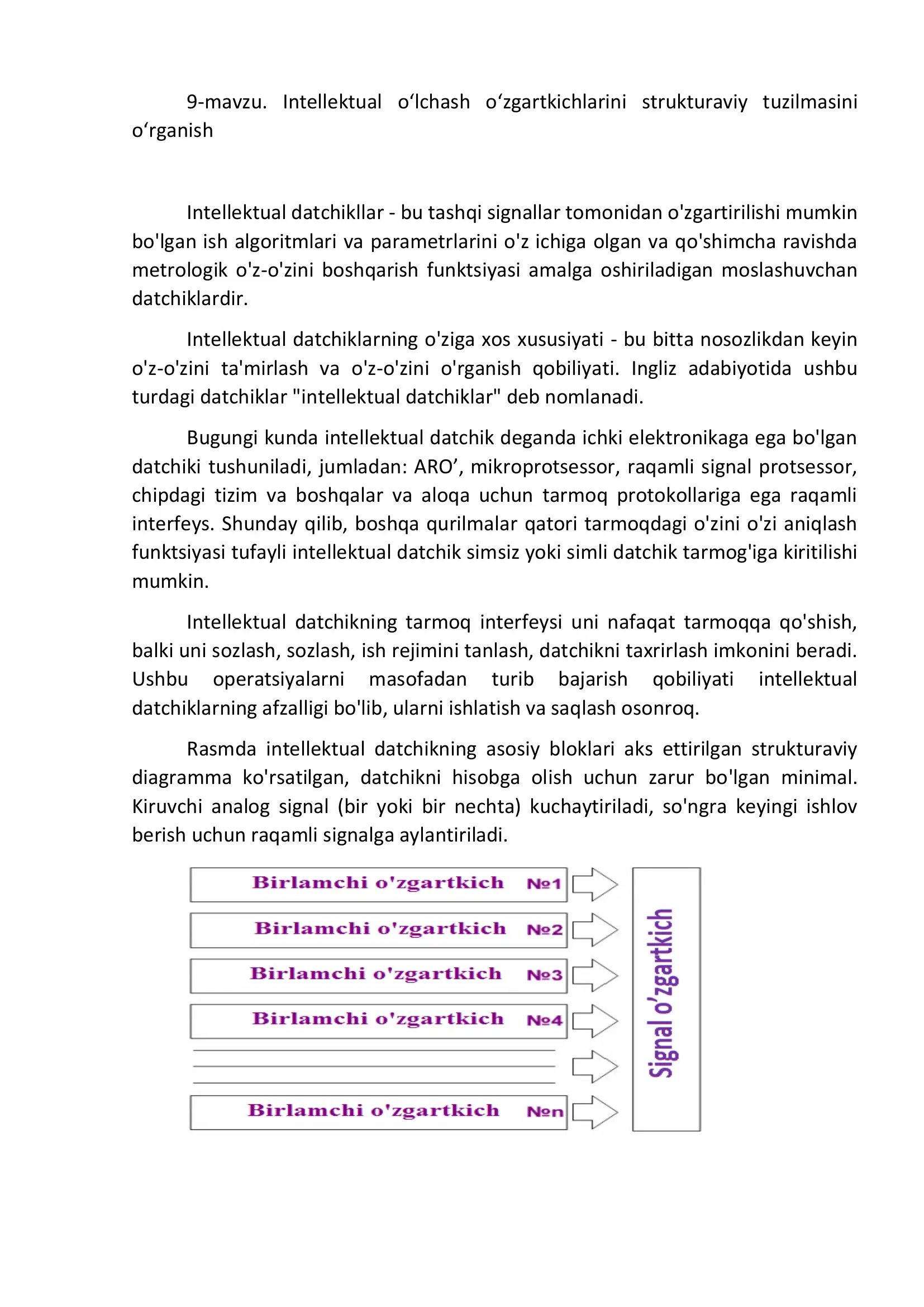 Intellektual datchiklar