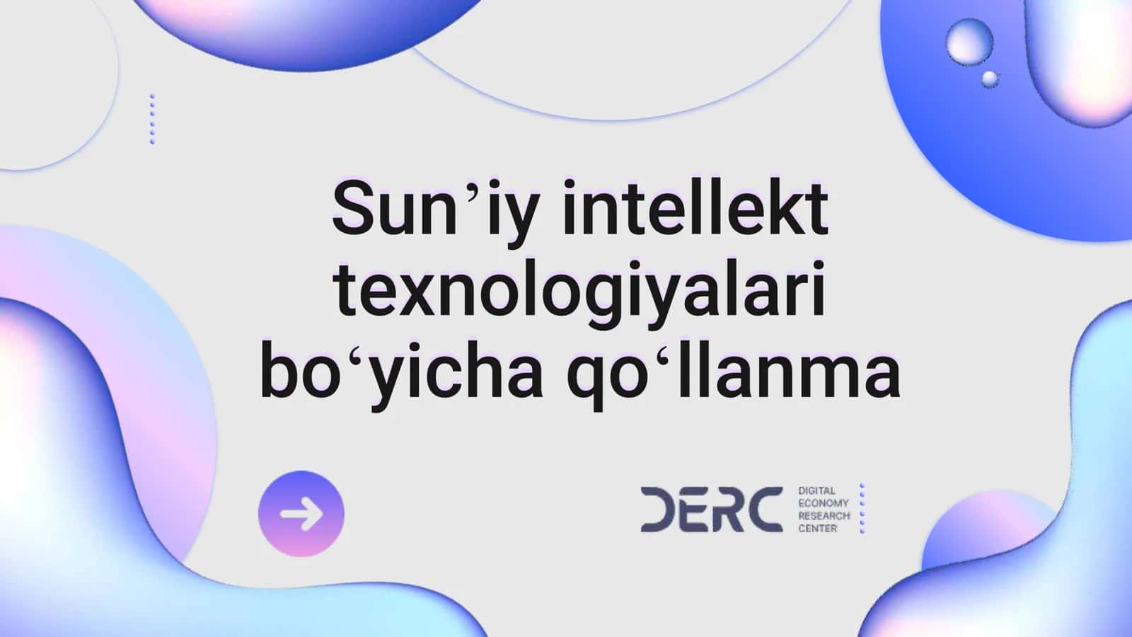 Sun’iy intellekt texnologiyalari bo‘yicha qo‘llanma