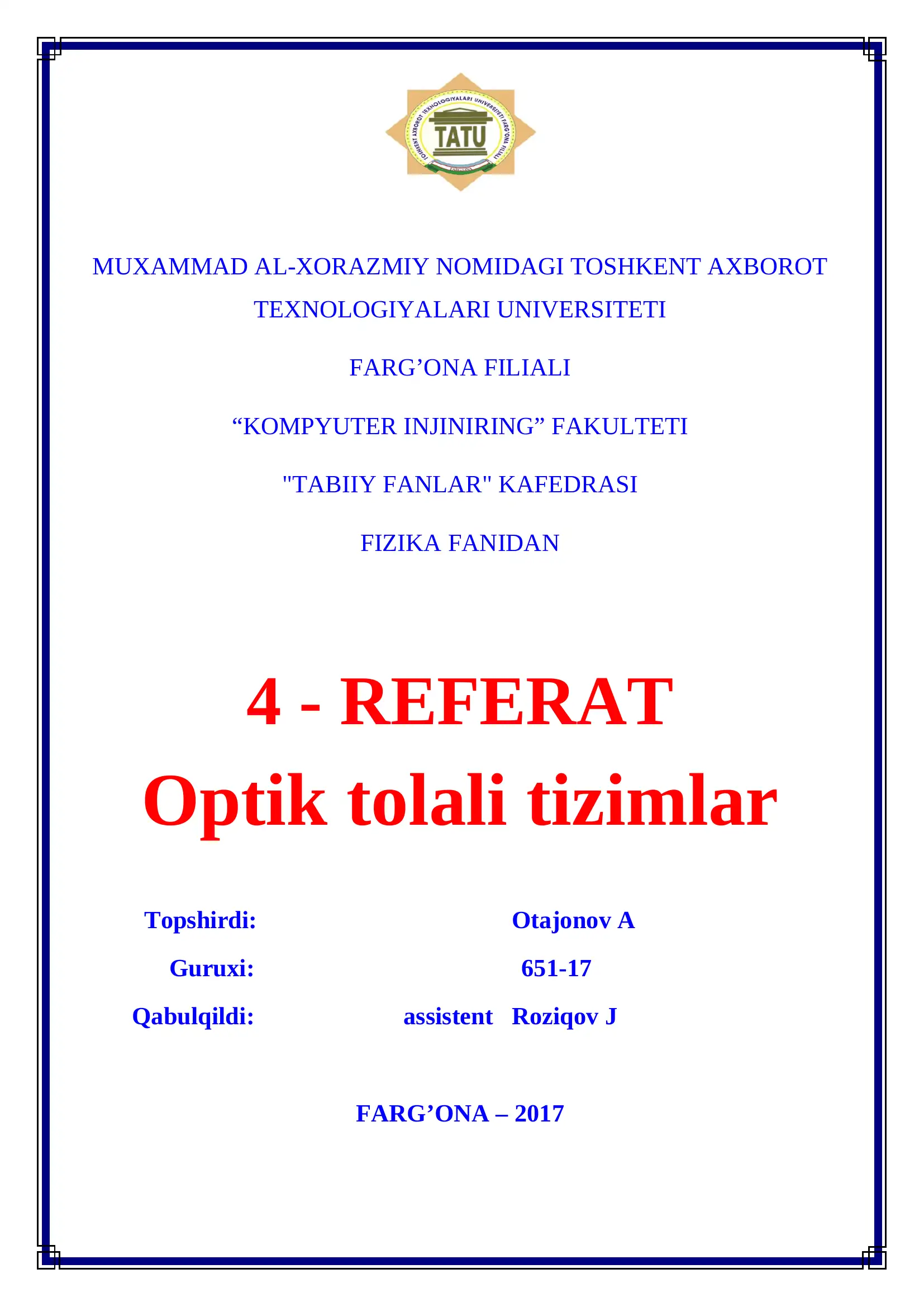 Optik tolali tizimlar