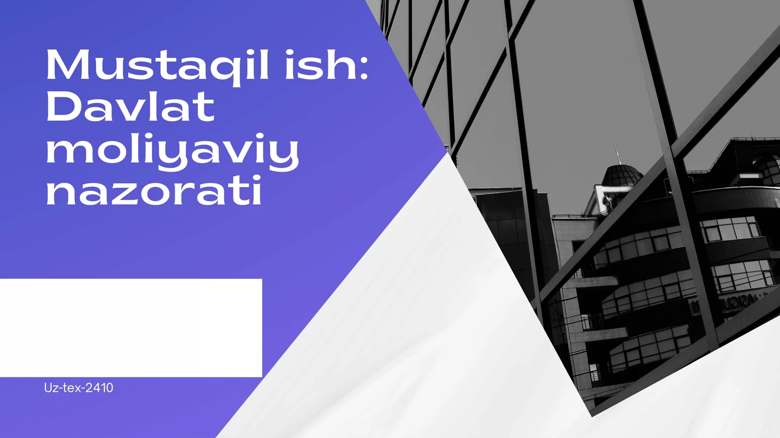 Davlat moliyaviy nazorati