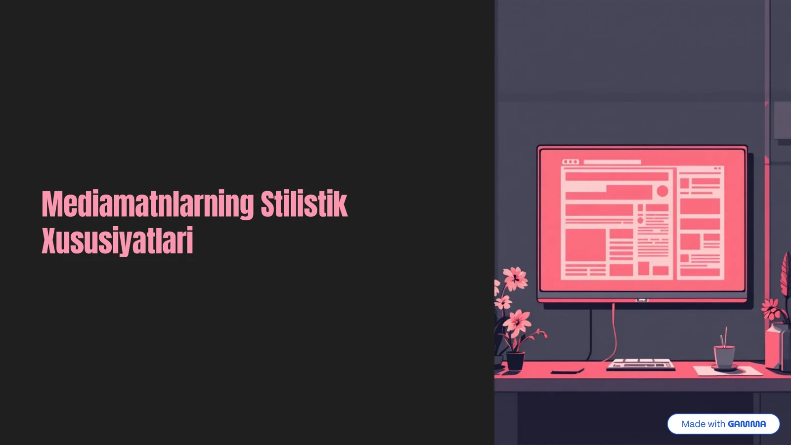 Mediamatnlarning Stilistik Xususiyatlari