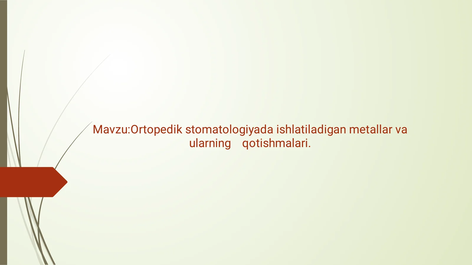 Metallar va qotishmalar