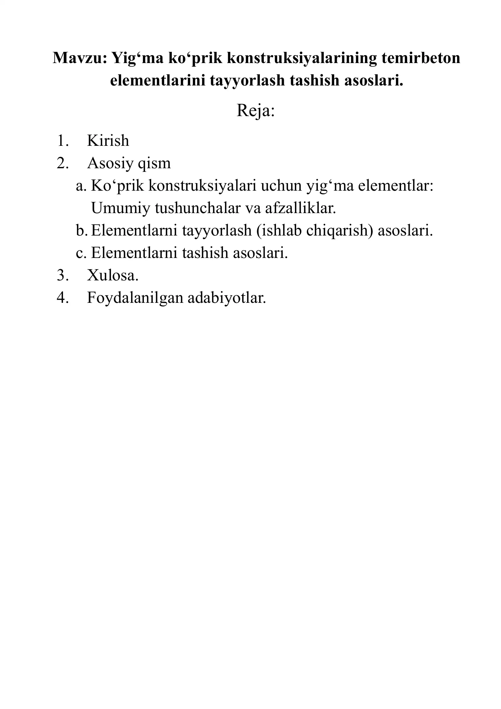 Yig‘ma temirbeton elementlari