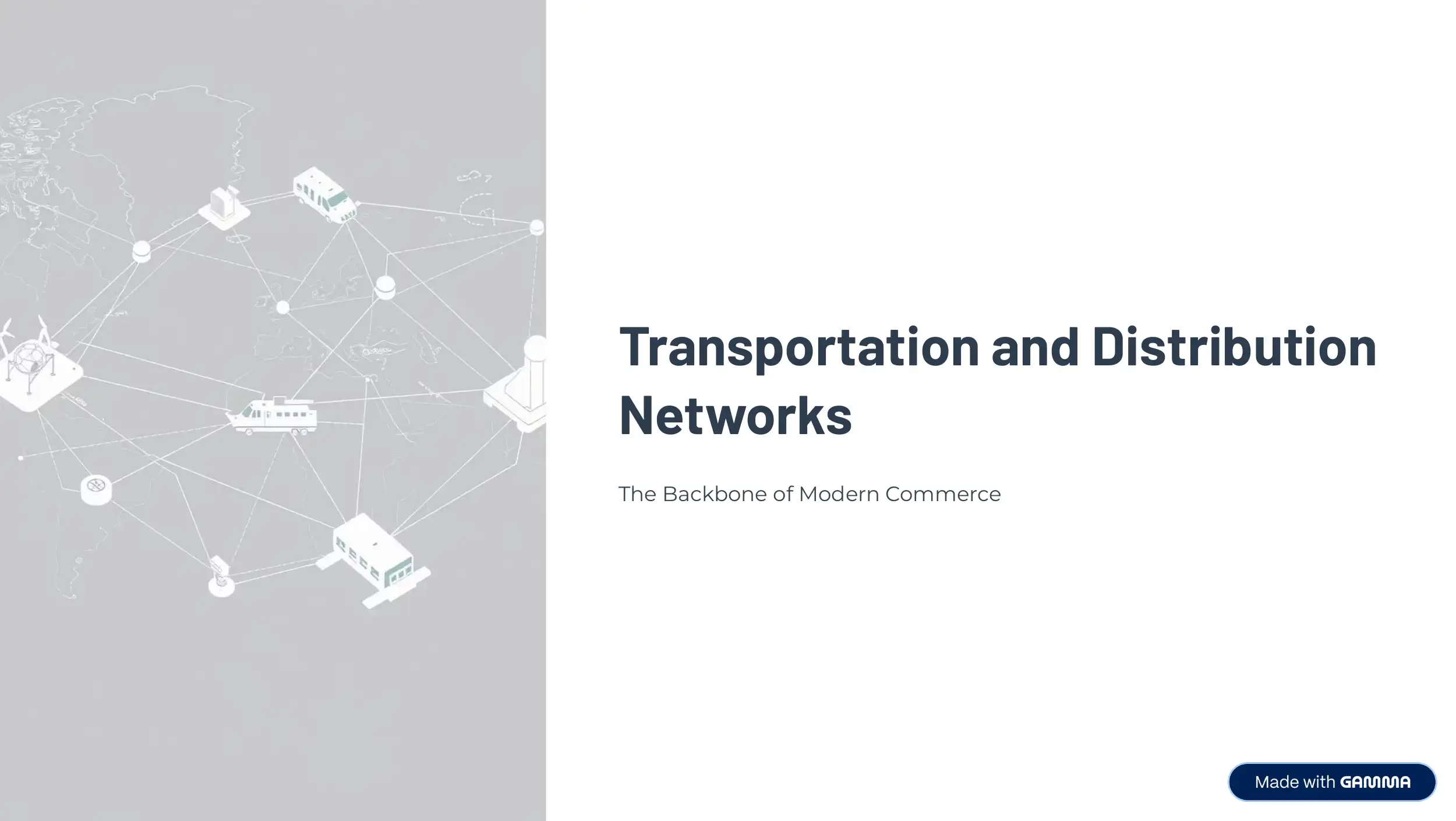 Transportation and Distribution Networks