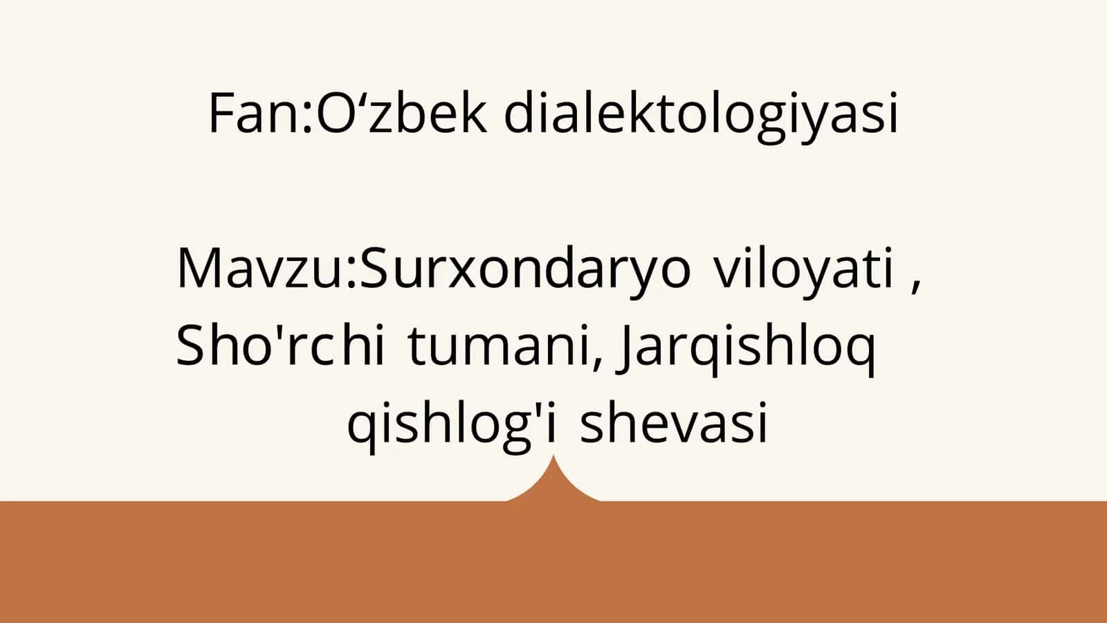 Surxondaryo viloyati,Sho'rchi tumani,Jarqishloqqishlog'i shevasi