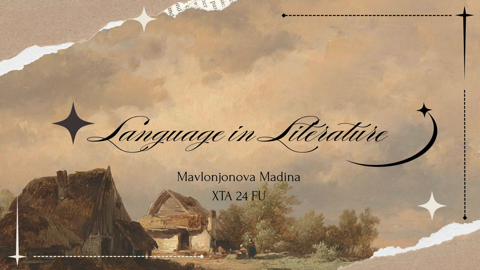 Language in Literature