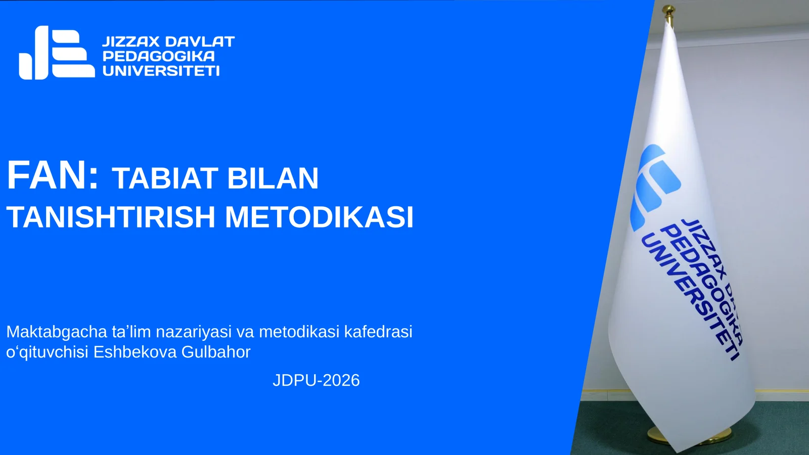 Maktabgacha yoshdagi bolalarni tabiat bilan tanishtirishda o‘qitishning an’anaviy metodlari, usullari va vositalaridan foydalanish