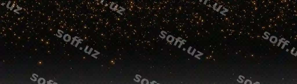 Parqiy yorqin effekt sariq oltin rangda ko'plab yorqin sharmalalar bilan | Glowing light effect yellow gold color with lots shiny particles