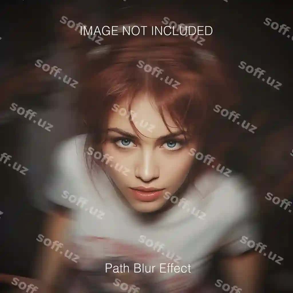 Fotosurat yo‘lini xiralashtirish effekti | Photo path blur effect