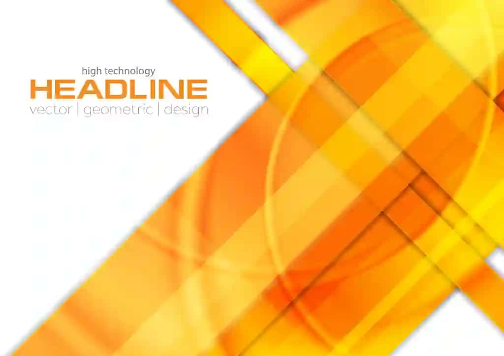 To'q sariq rangli yaltiroq texnologiyali korporativ fon | Orange glossy tech corporate background