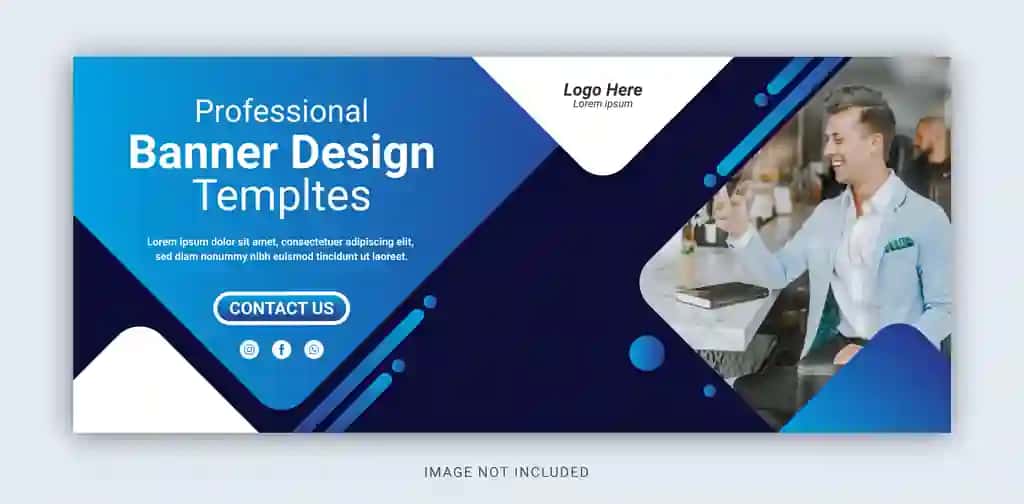 Raqamli biznes marketing agentligi Facebook qopqog'i shabloni | Digital business marketing agency facebook cover template