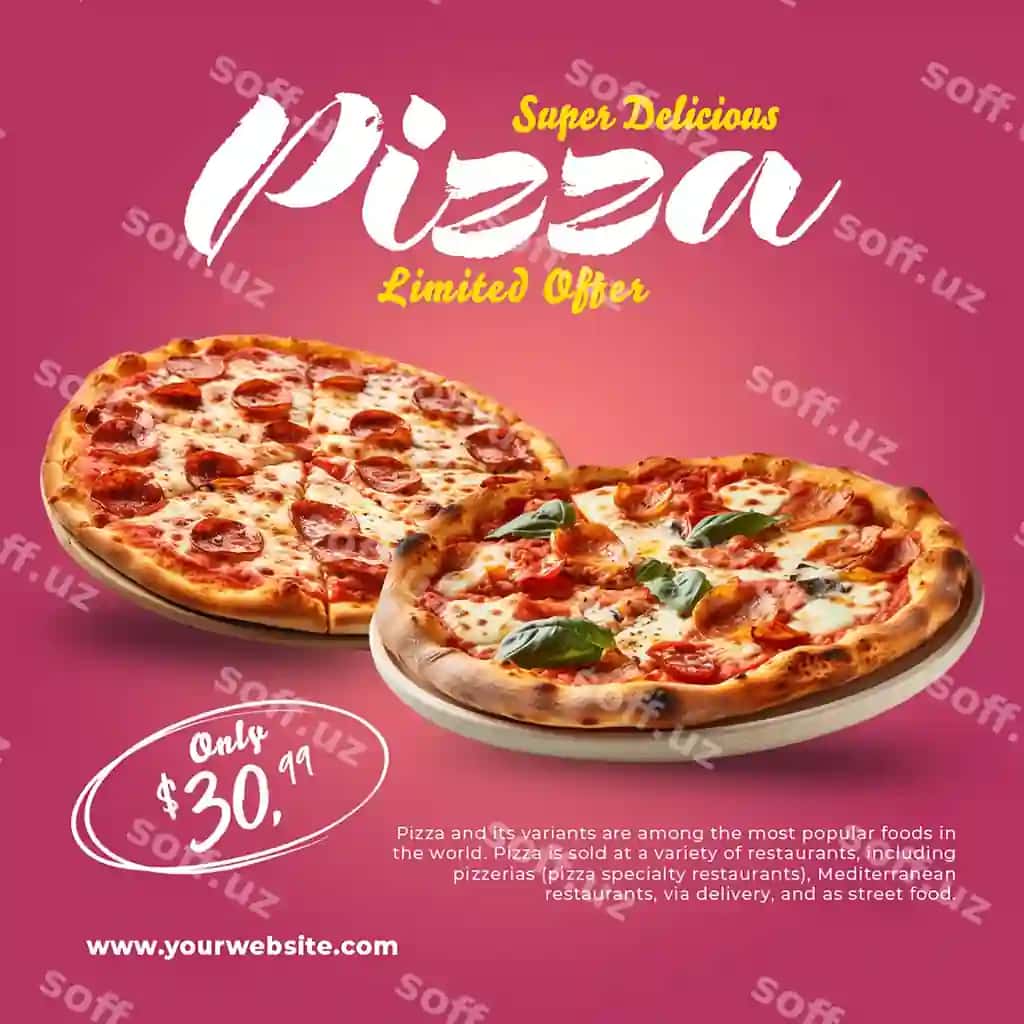 Super mazali pizza instagram posti | Super delicious pizza instagram post