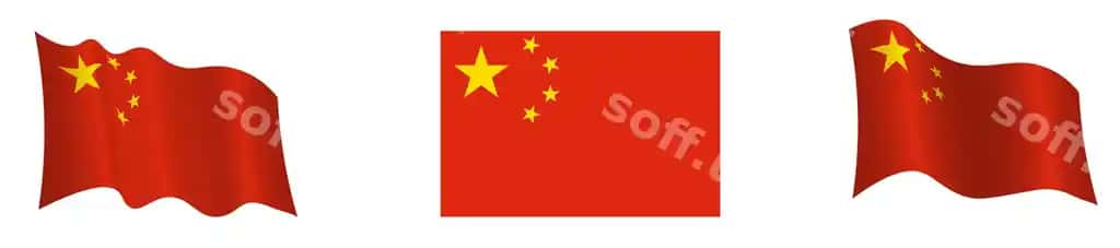 Flag people39s republic chin static position motion developing | Flag people39s republic china static position motion developing