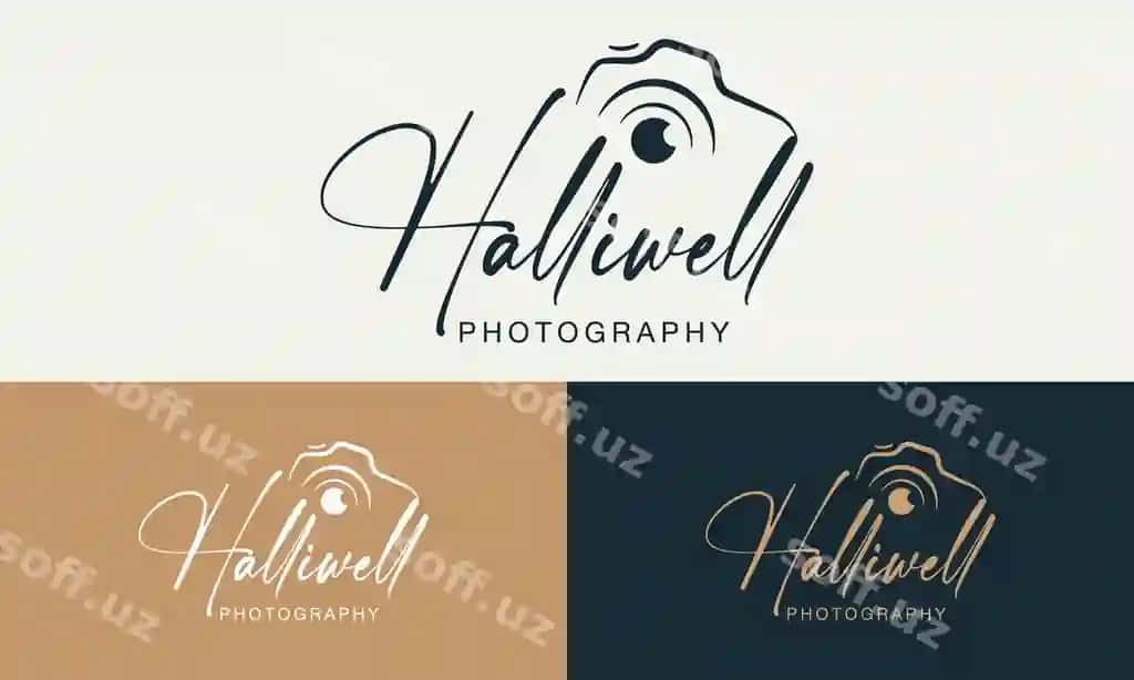 Kamera fotografiyasi logotip ikon vektor shablon premium vektor | Camera photography logo icon vector template premium vector