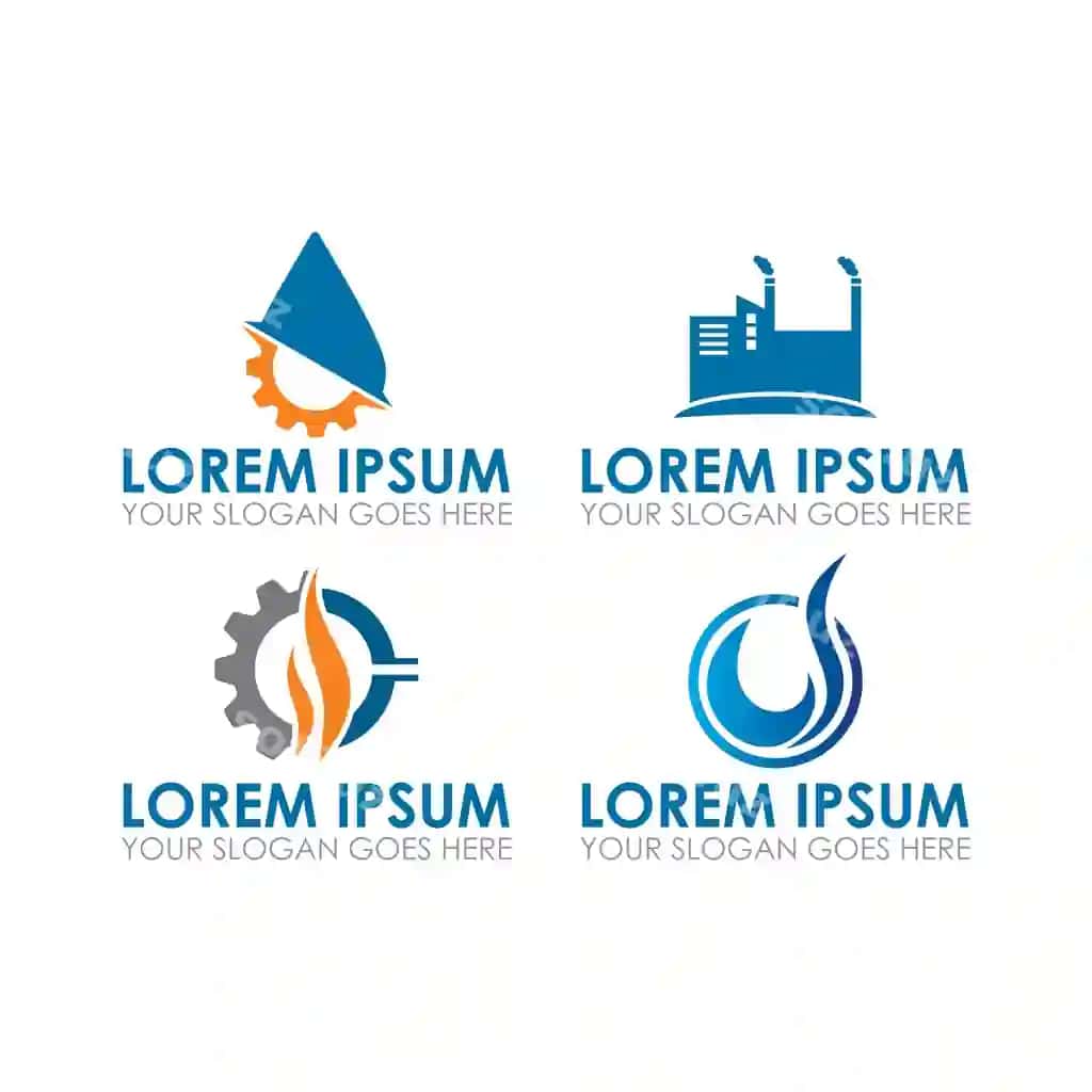 Sanoat logotipi muhandislik logotipi vektori | Industry logo engineering logo vector