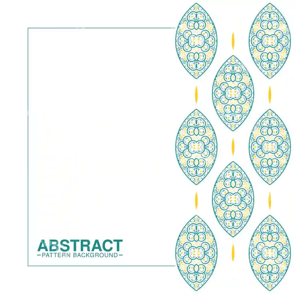 Rangli naqshli dizayn fon | Colorful ornament pattern design background