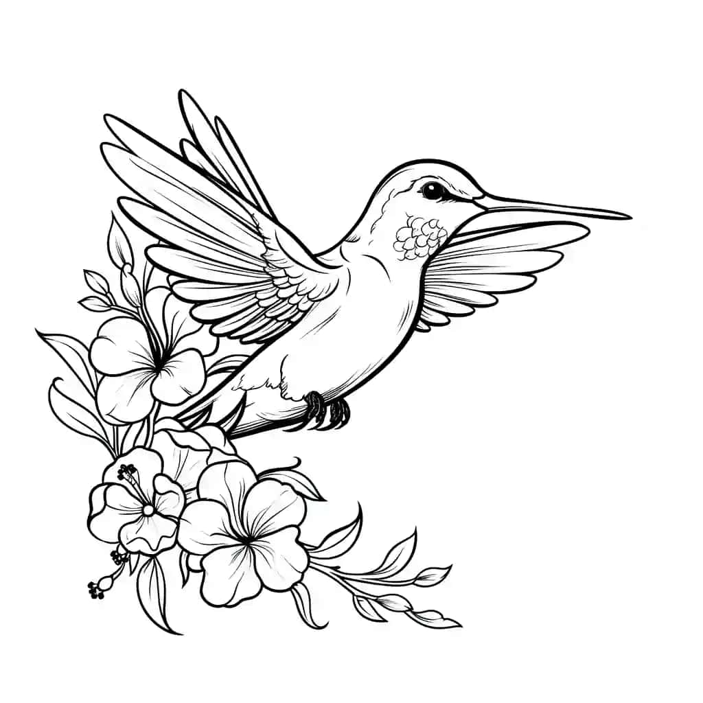 Qushlarning chizilgan rasmlari | Bird line art