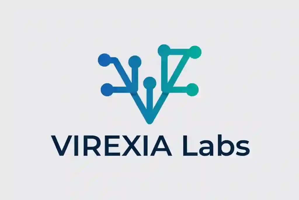 VIREXIA Labs – Zamonaviy texnologik startup logosi