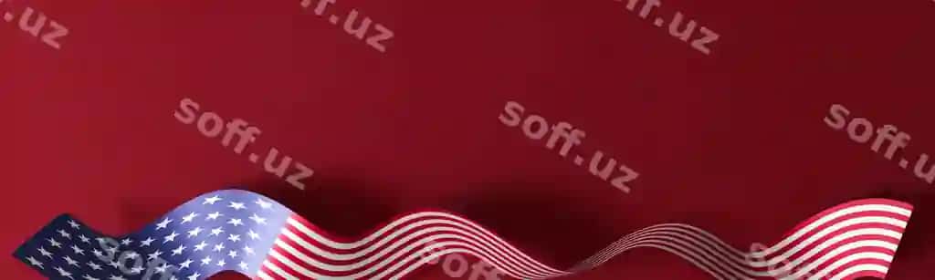 Badiiy tasvir, lenta shaklida nafis bezatilgan Amerika bayrog'i, to'q qizil fon, mukammal milliy bayramlar, vatanparvarlik tadbirlari, reklama kampaniyalari, nusxa ko'chirish maydoni bo'lgan banner, 3D | Artistic rendering american flag elegantly styled as ribbon dark red background perfect national holidays patriotic events advertising campaigns banner with copy space 3d