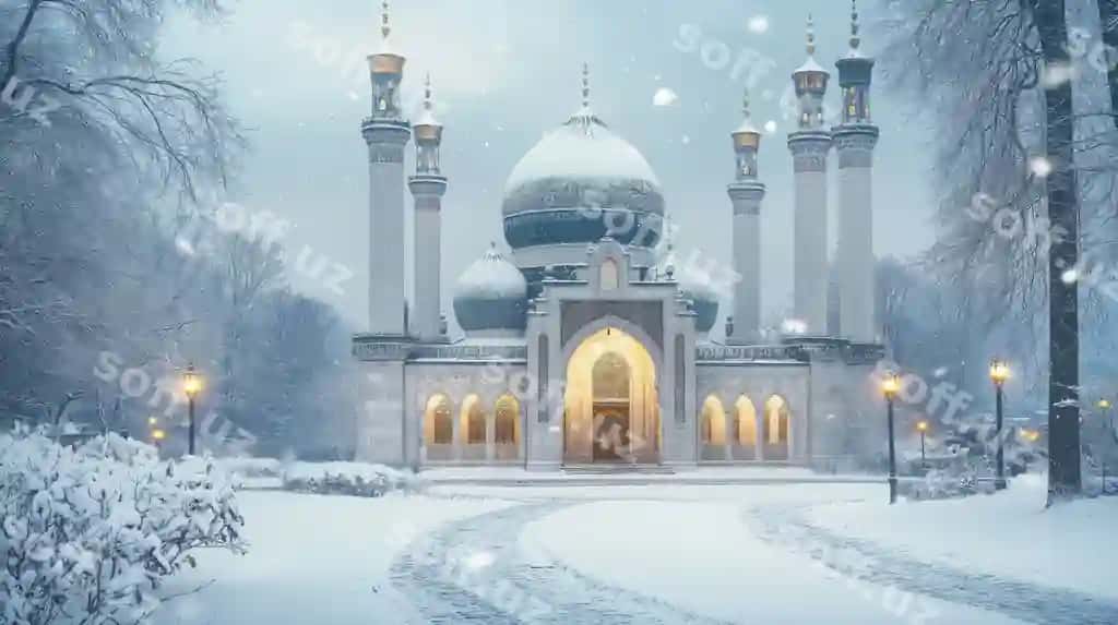 Masjid qor | Mosque snow