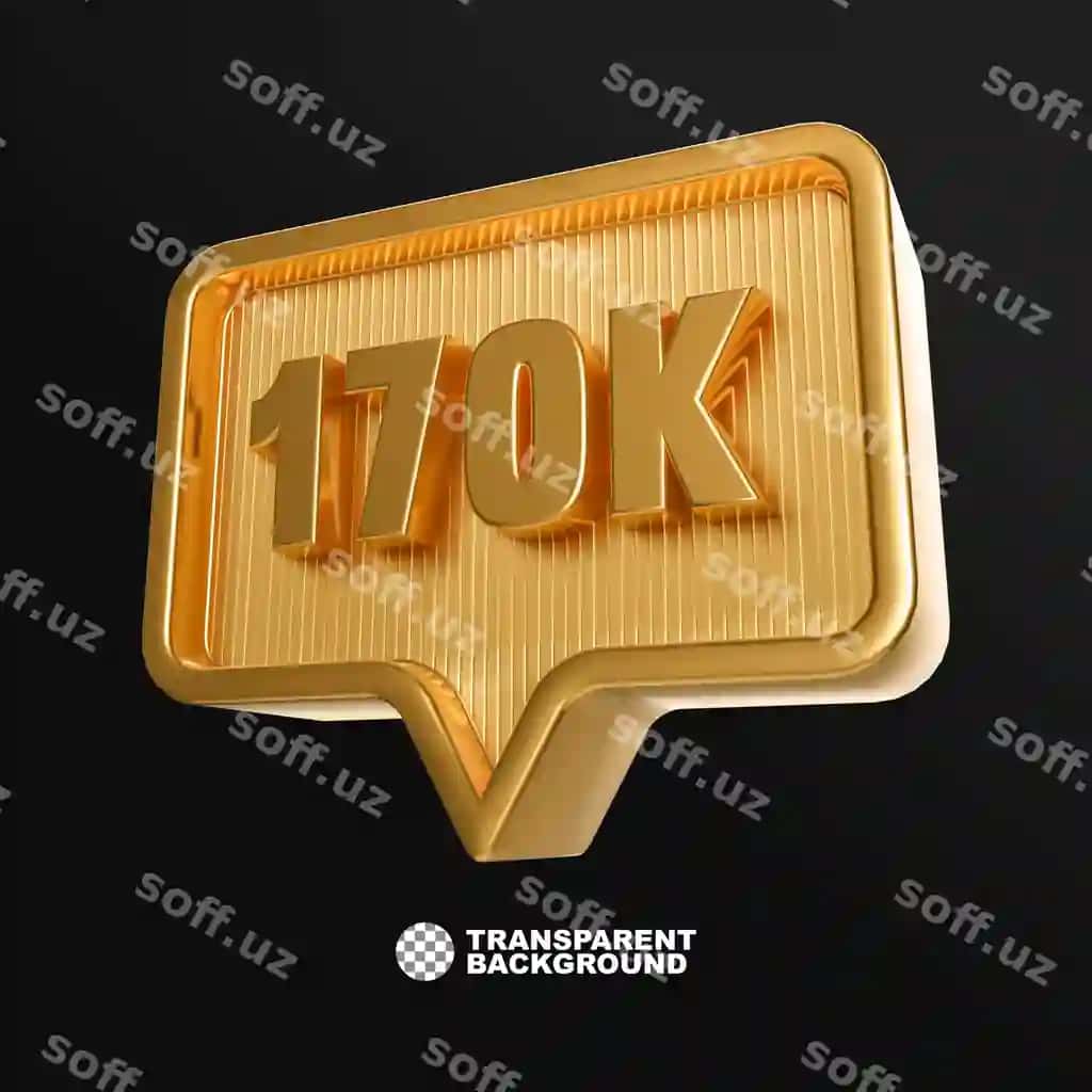 Rahmat 170 ming kuzatuvchilar tabriklash oltini | Thank you 170k followers celebration gold