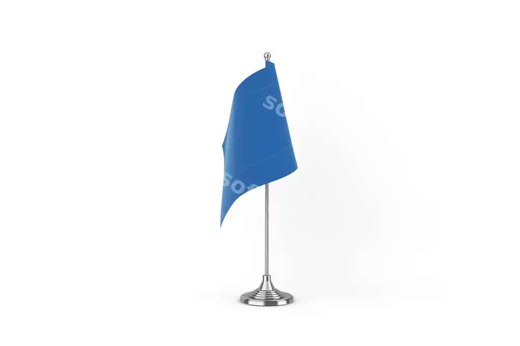 Jadval bayrog'i maketi | Table flag mockup
