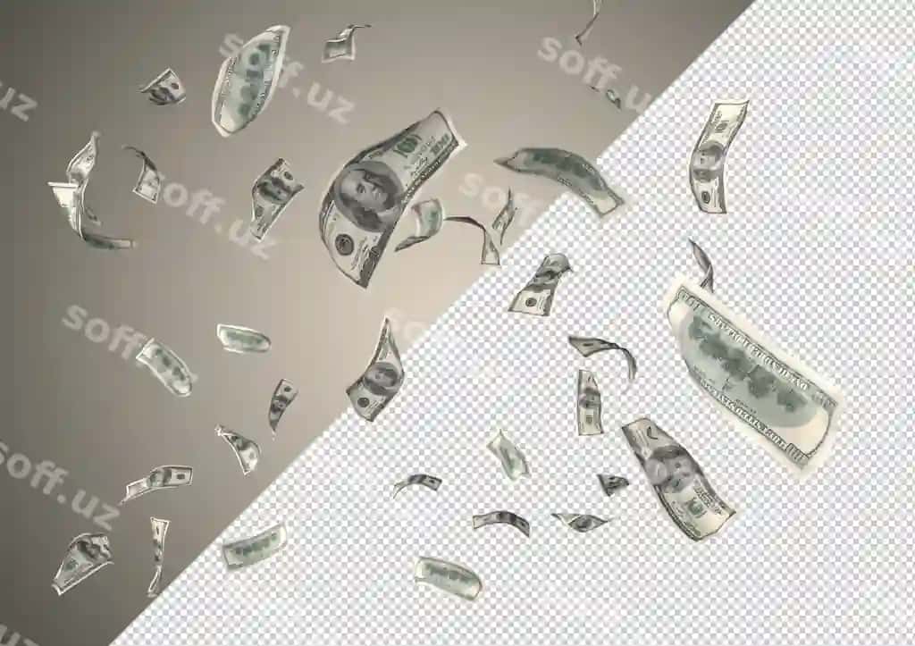 100 dollar pul yomg'iri yuzlar 100 dollar yuqoridan tushmoq | 100 dollars money rain hundreds 100 dollars falling from top