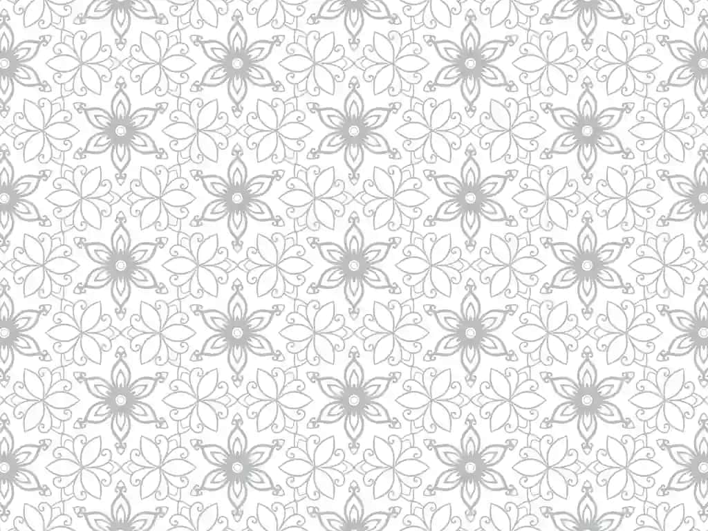 Zamonaviy kulrang gulli choksiz naqsh oq fon | Modern gray floral seamless pattern white background