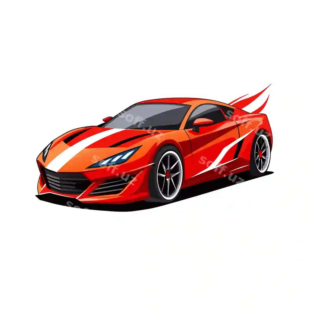 Realistik avtomobil vektor illustratsiyasi konsepsiyasi | Realistic car vehicle vector illustration concept