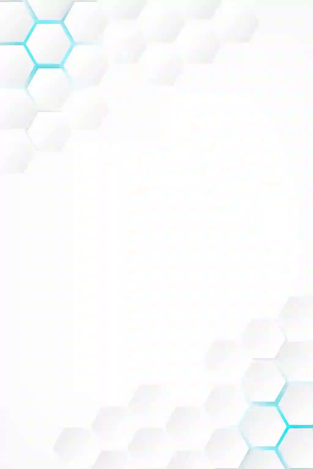 Abstrakt hexagon oq fon ko'k yorqin soya vektor | Abstract hexagon white background blue light shadow vector