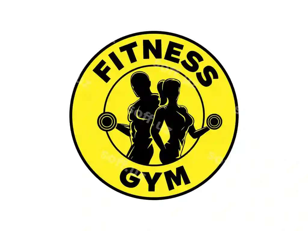Fitnes zali logotipi dizayni | Fitness gym logo design