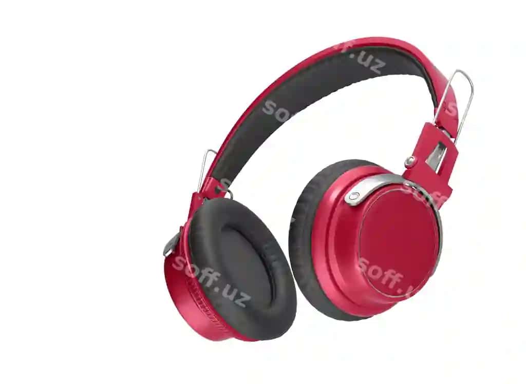 Qizil quloqchuq ajraltirilgan yaxshi murojaat | Red headphones isolated closeup