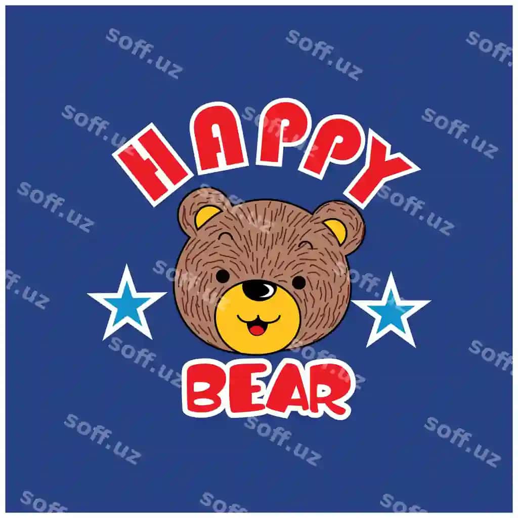 Yoqimli ayiq multfilmi vektor tasviri | Cute bear cartoon vector illustration