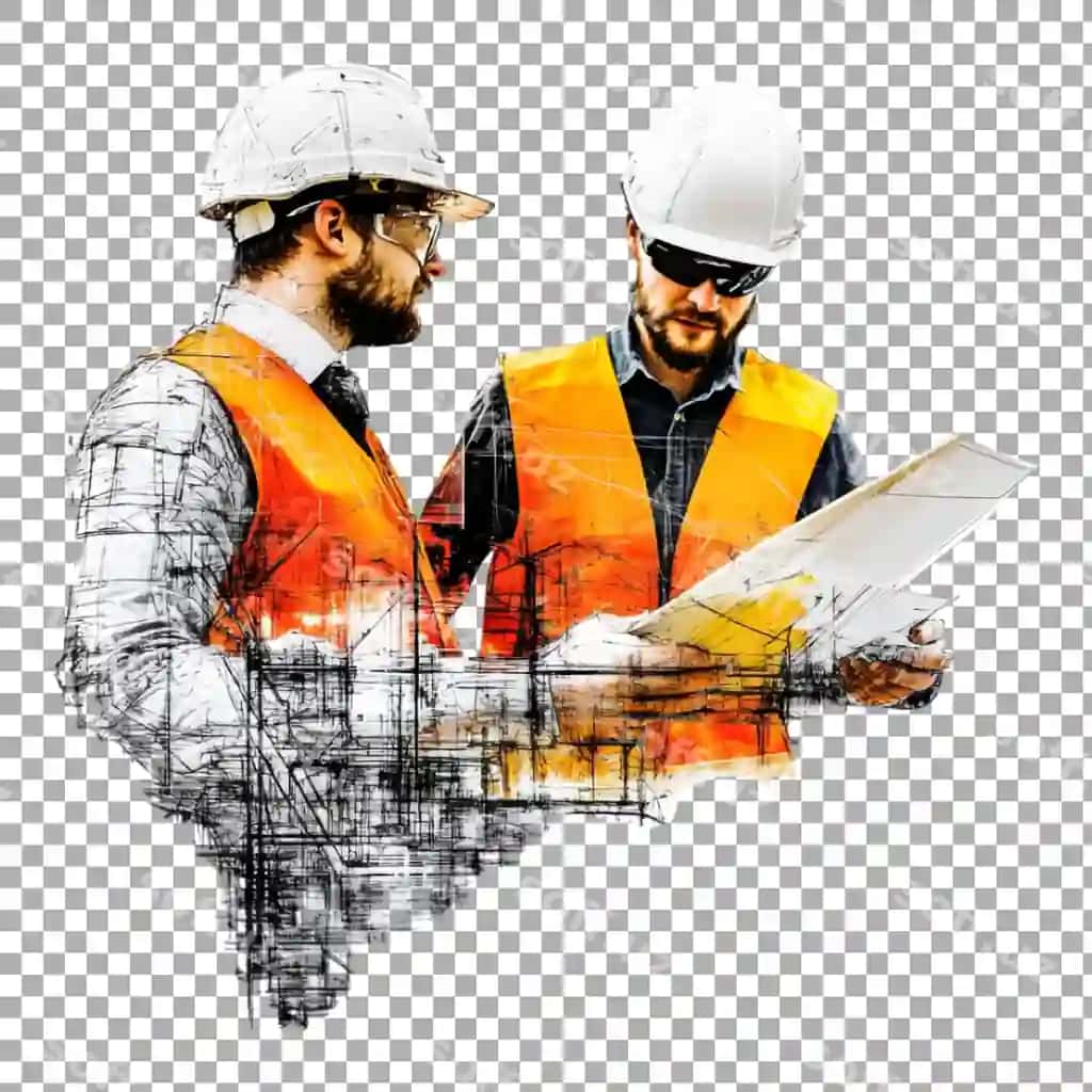 Png qurilish ishchisi arxitektura vositalari shaffof | Png building construction worker site with architecture tools transparent