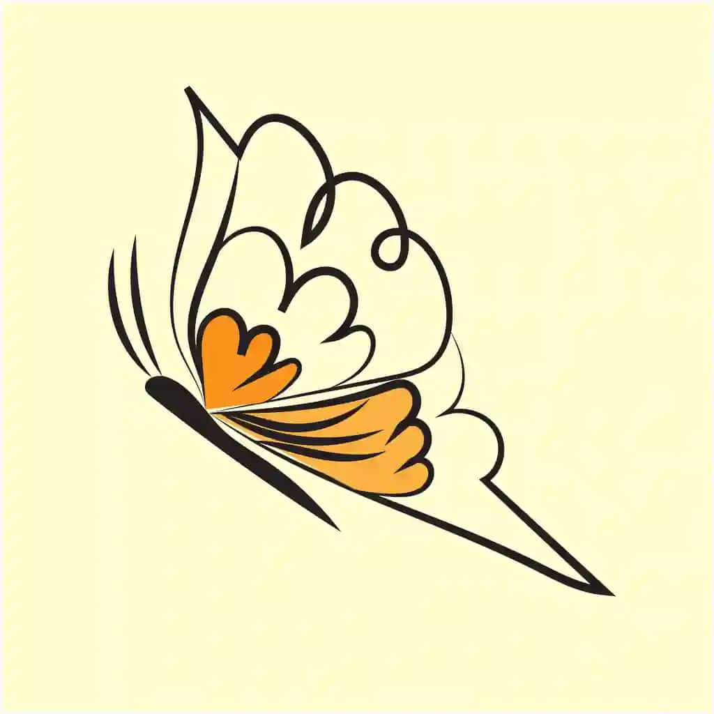 Vektor qo'lda chizilgan kapalak kontur to'plami | Vector hand drawn butterfly outline pack
