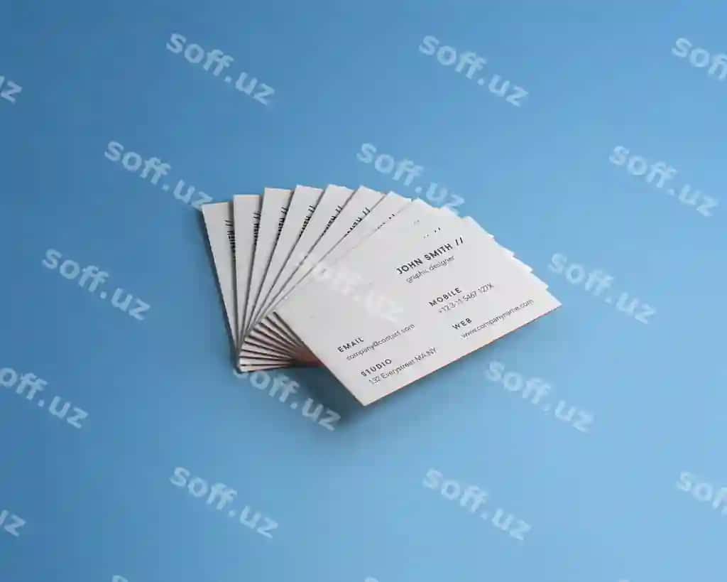 Biznes vizitka mockup | Business card mockup