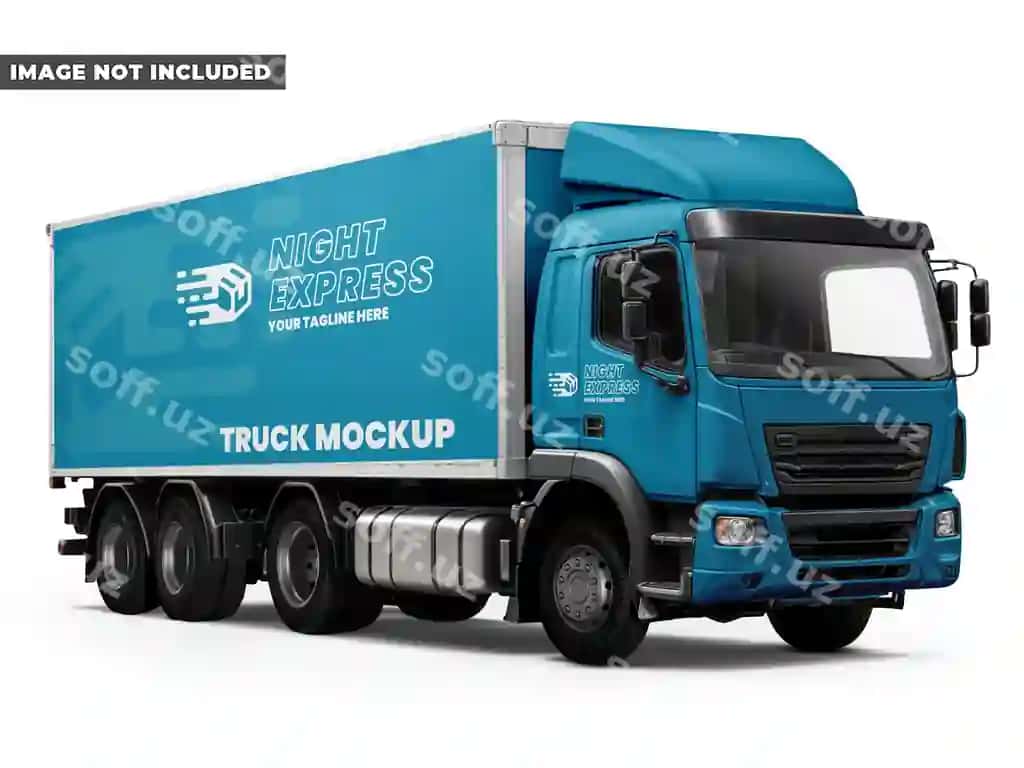Yuk avtomobili modeli | Truck mockup 2