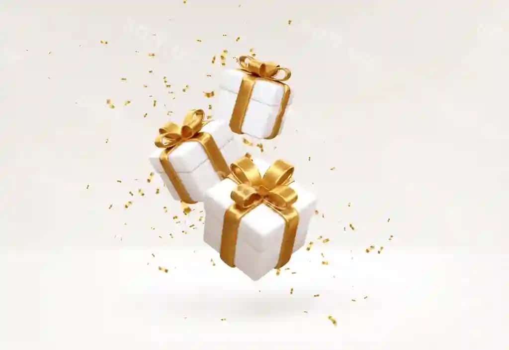 Yangi yil muborak Rojdestvo 2022 oq sovg'a qutilari oltin bilan | Merry new year merry christmas 2022 white gift boxes with golden