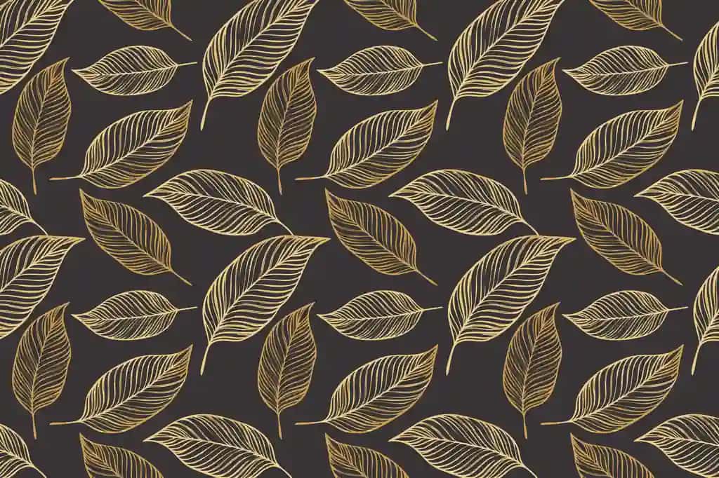 Hashamatli tabiat barglari naqshlari dizayni tropik bargli devor qog'ozi mos keladi | Luxury nature leaves pattern design tropical leaf wallpaper suitable