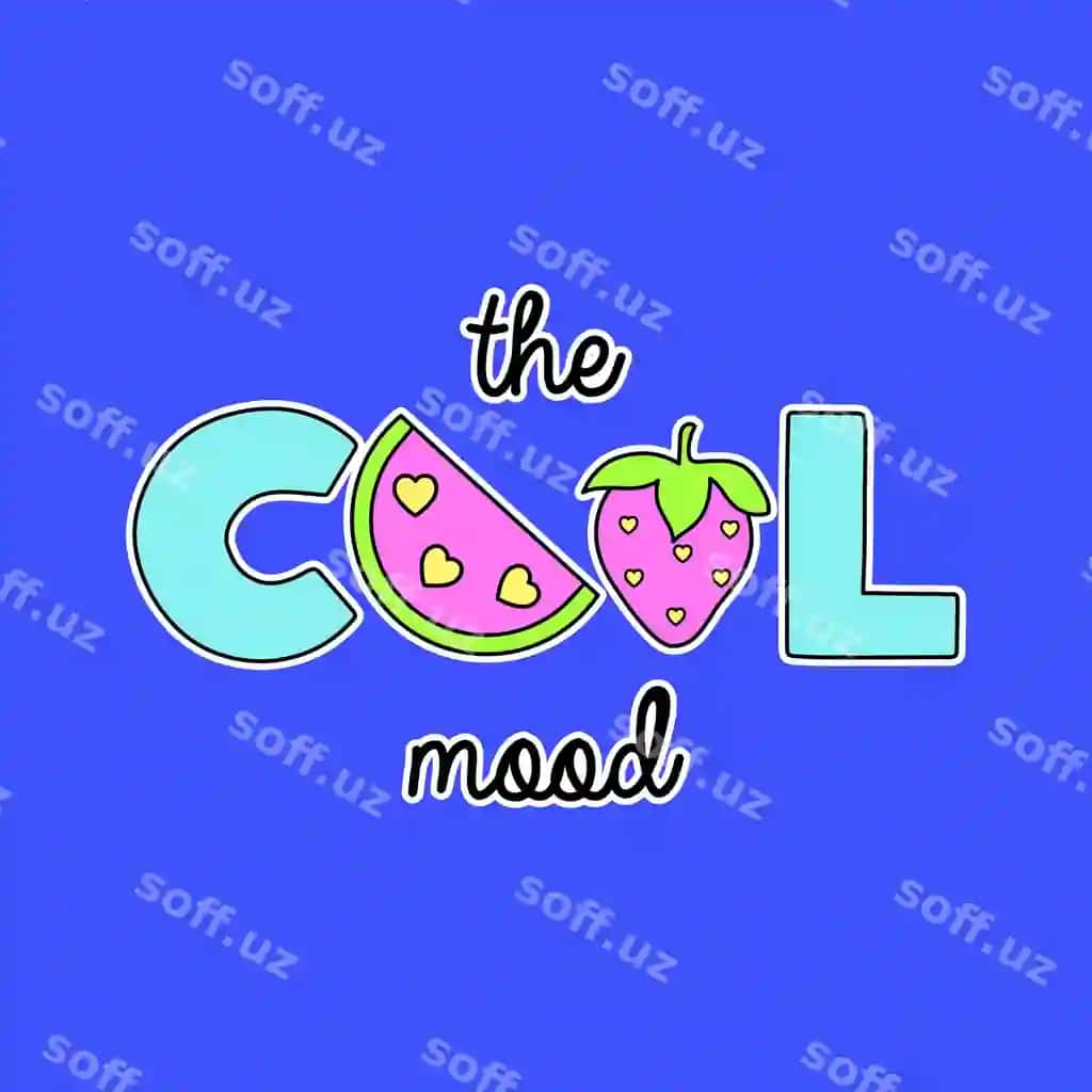 Moda hissa matn mevalar bilan | Cool mood text with fruits