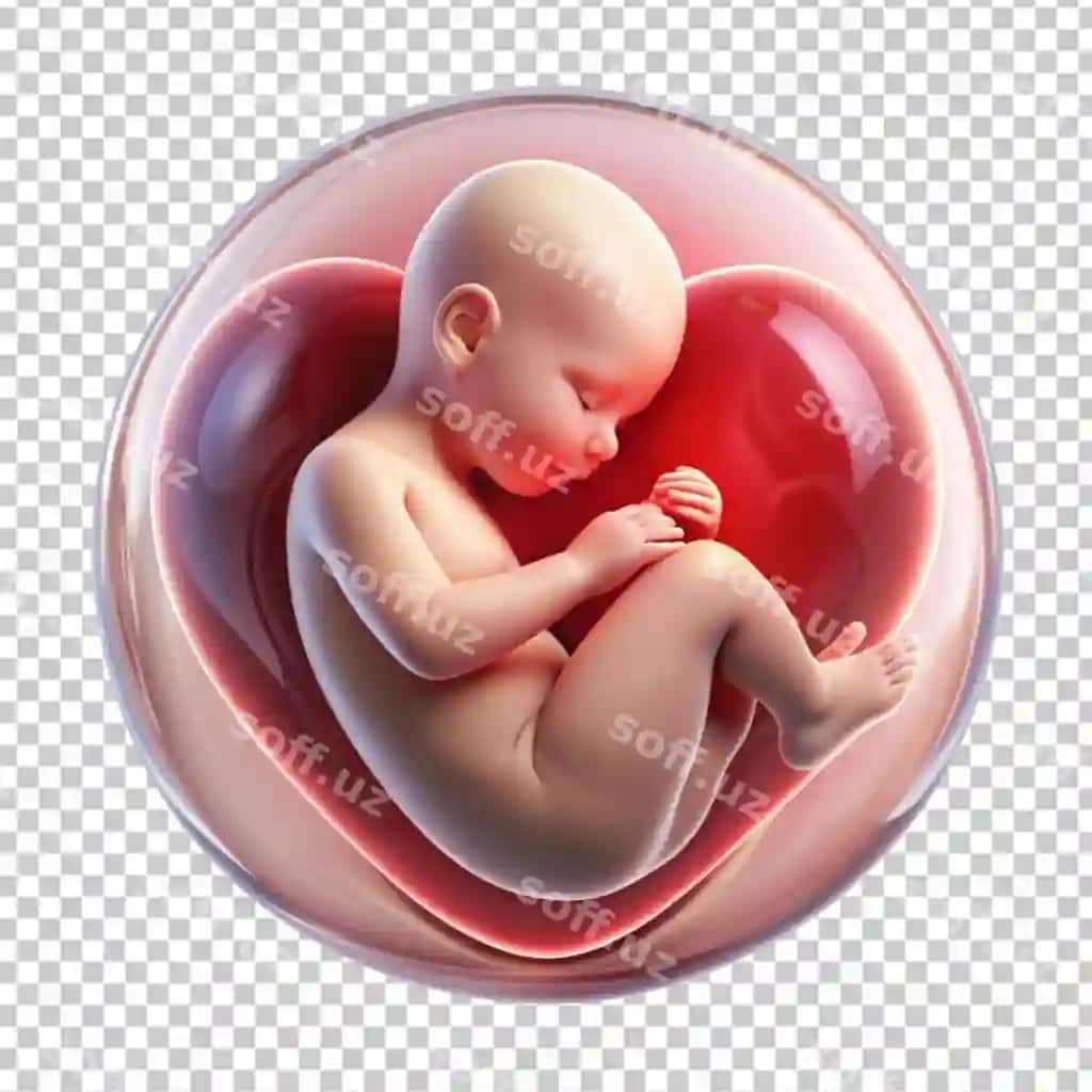 Embrion qalb va ayoladan iborat | Embryo consists heart woman