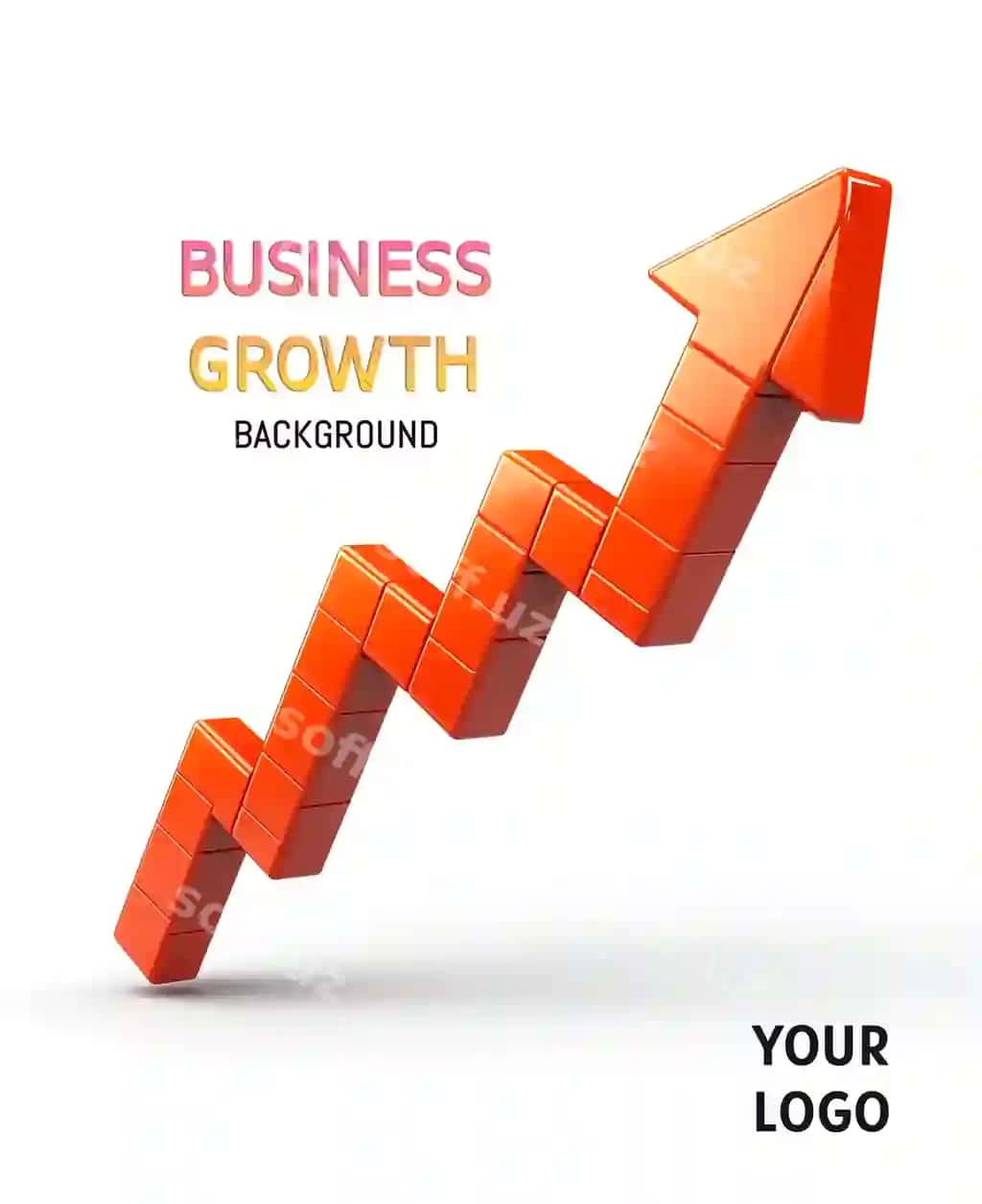 O'a ko'tariladi konseptsiya dizayni biznes o'sishi | Arrow rises concept design business growth