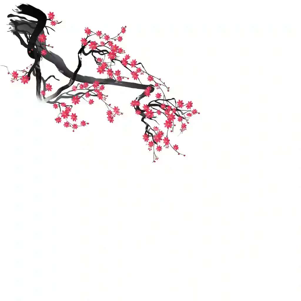 Akvarel sakura ramkasi | Watercolor sakura frame