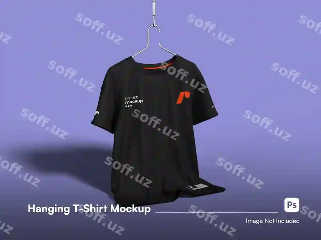 Old ko'rinish oddiy minimalistik futbolka mockup 3D ajraltirilgan kiyimlar bilan | Front view simple minimalist tshirt mockup 3d isolated apparel with