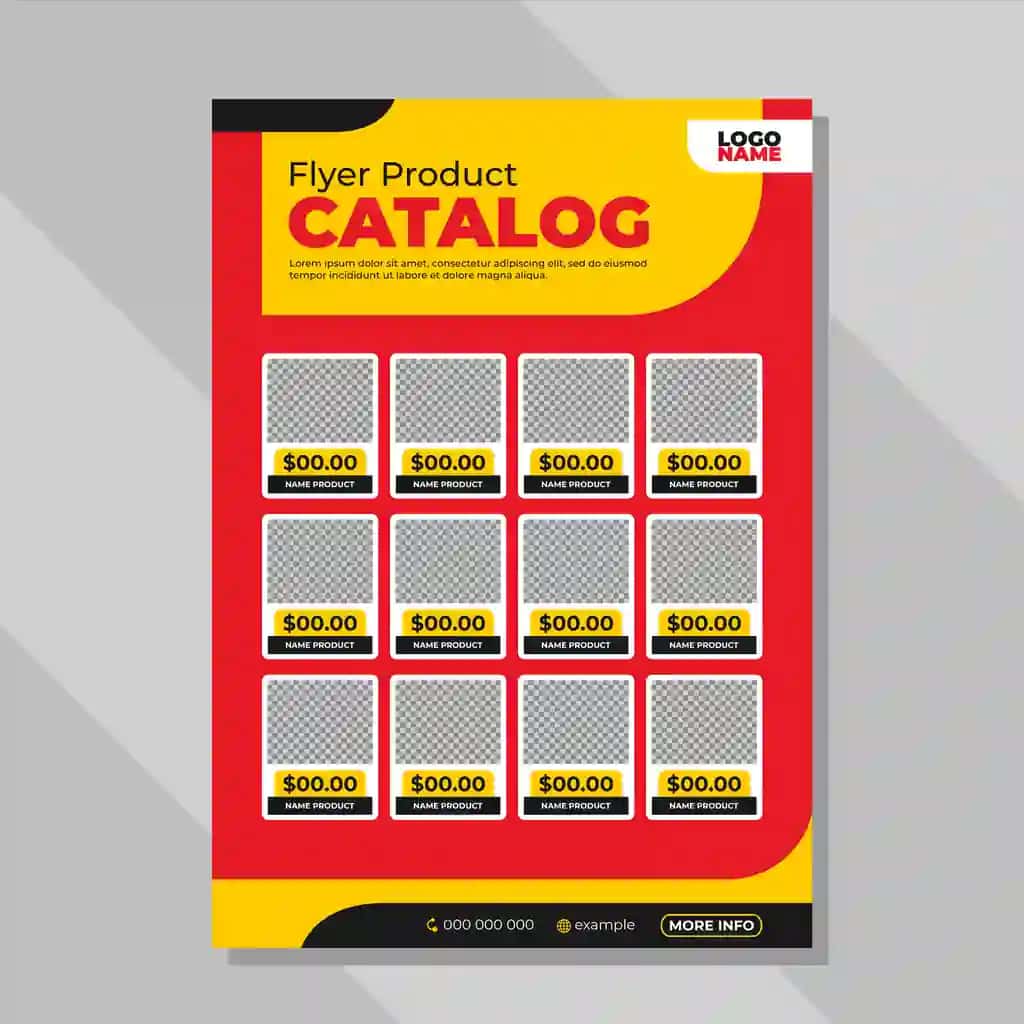 Mahsulot katalogi flyer dizayni | Product catalog flyer design