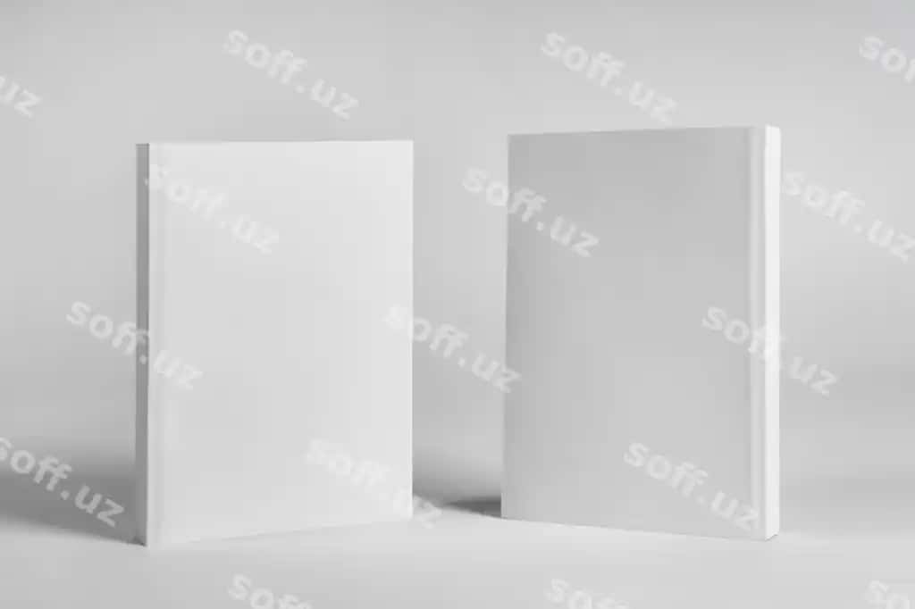 Tik kitob namunasi | Standing up book mockup