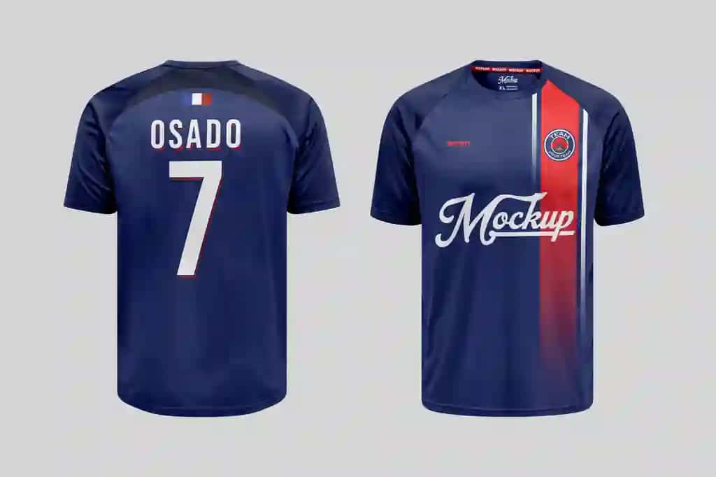 Futbol formasining maketi | Soccer jersey mockup